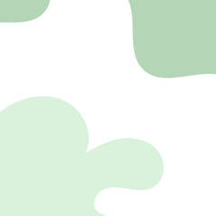 Green Frame Decor Corners Background 