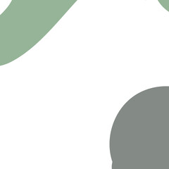 Green Frame Decor Corners Background 