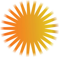 abstract sun vector illustration