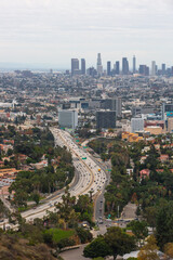 Downtown Los Angeles City Skyline