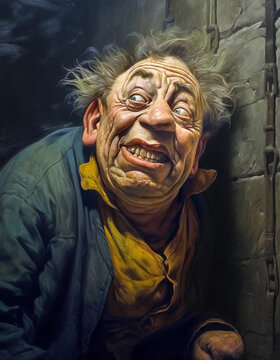 The Mad Doctor's Assistant - Classic Illustration - Generative AI