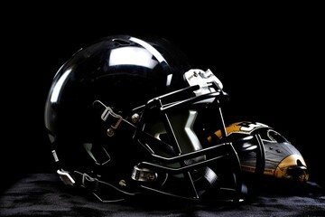 Fototapeta premium amican football tools and equipment photoraphy Generated AI