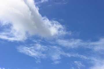 blue sky with clouds