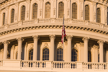 Fototapeta na wymiar United States Capitol Building in washington DC