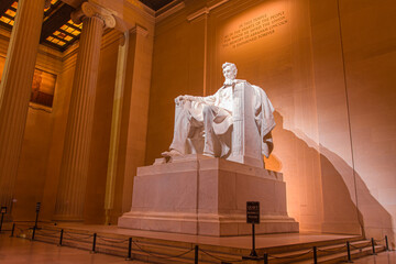 President Lincoln Memorial in Washington DC 