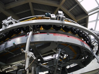 Cable car in the mountains. © eric1207cvb