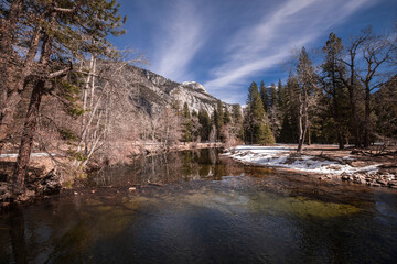 Yosemite National Park during the winter