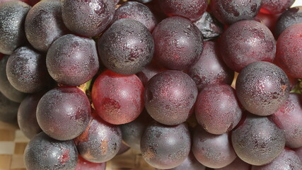 grapes on the market