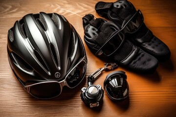 Cycling tools and equipment photography