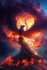 Phoenix Bird Magical Fantasy
