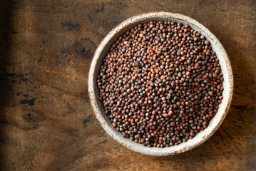 Broccoli Sprout Seeds in a Bowl