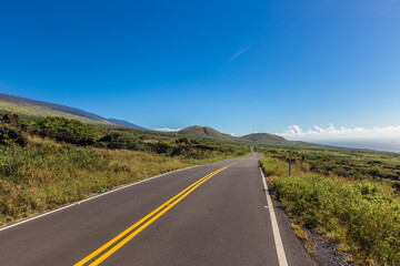 The roads of Hawaii during the day
