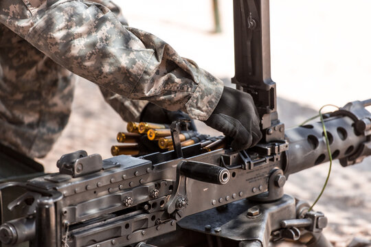  .50 caliber weapon with bullets