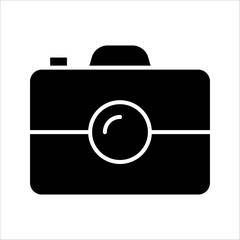 Camera Icon in trendy flat style isolated on grey background. Camera symbol for your web site design, logo, app, UI. Vector illustration, EPS10.