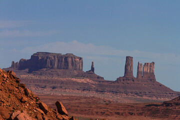 Monument Valley National Park of the Navajo lands in Arizona