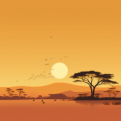 Savanah Africa Wallpaper