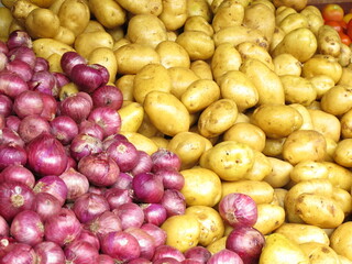 vegetables on market