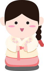 한복 캐릭터