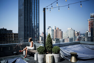 New York City Rooftop, Rooftop, NYC, Manhattan, Skyline