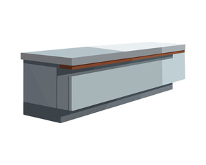 vector illustration of steel kitchen equipment