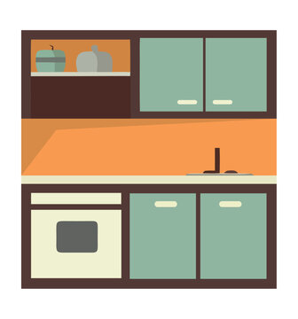 Modern kitchen appliances, stainless steel backdrop