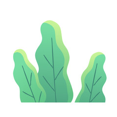 Flat Design Leaf Icon