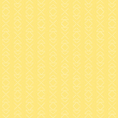 simple decorative art. hand drawn squares and crosses. yellow repetitive background. vector seamless pattern. geometric fabric swatch. wrapping paper. design template for textile, linen, home decor