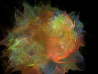 Imaginatory fractal abstract background Image