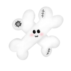 Halloween clipart bone