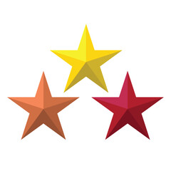 Star icon vector. Trendy flat favorite design.