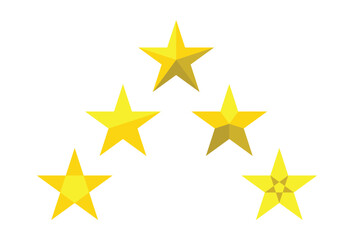 Star icon vector. Trendy flat favorite design.