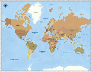 World Country Map (JPEG)