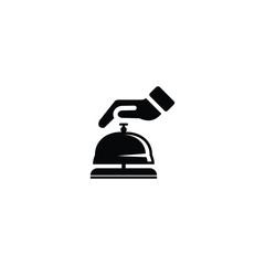 Hotel bell icon vector design trendy