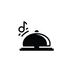 Hotel bell icon vector design trendy