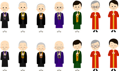 かわいいお坊さんセット