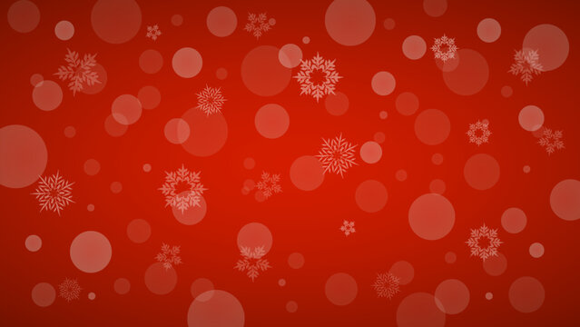 キラキラした雪の赤いクリスマス風のベクター背景画像