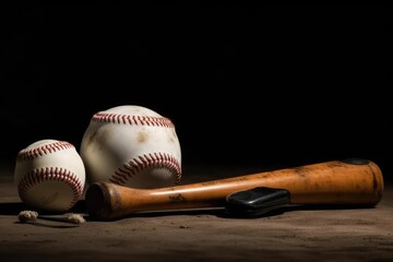 softball tools and equipment photography