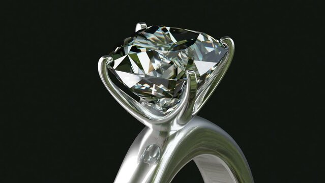 close up palladium metal with diamonds