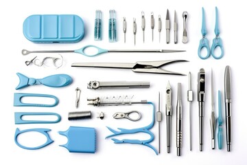 Surgical tools and equipment photography