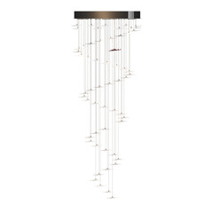 chandelier on the ceiling isolated on transparent background, hanging lamp, pendant light, 3D illustration, cg render
