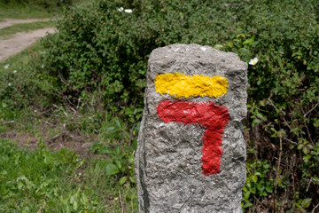 Wander-Wegweiser für Touristen in der Algarve