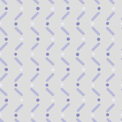 Seamless hand drawn pattern. Various shapes and doodle objects. Abstract contemporary modern trendy vector illustration.