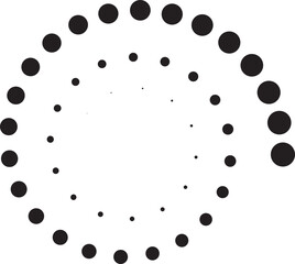Dotted Spiral swirl icon