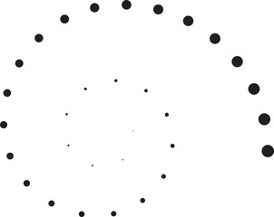 Dotted Spiral swirl icon