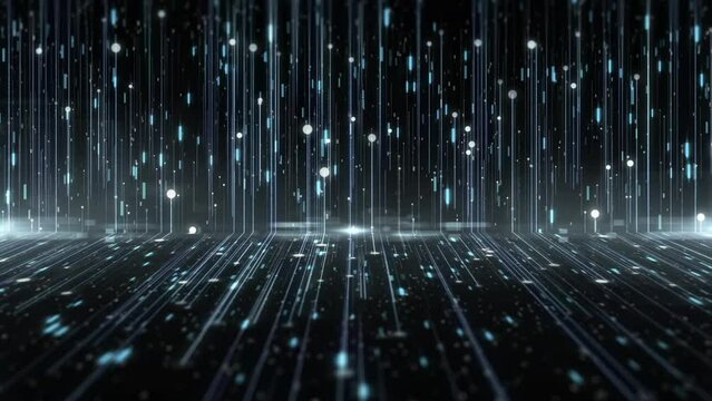 Data Light Digital Technology Background