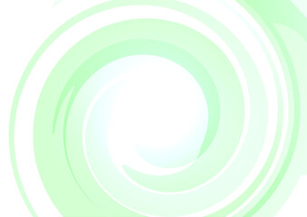 明るい緑の回転ウェーブ