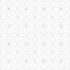 Abstract geometric pattern with crossing thin straight lines. Stylish texture in gray color. Seamless linear pattern.
