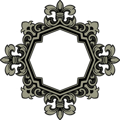 ornament pattern frame decoration element