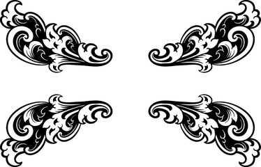 ornament pattern frame line art