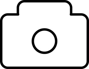 stroke style camera icon, for web and mobile need